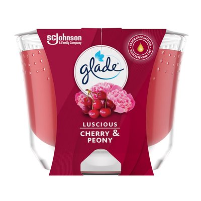 Image of Glade Premium Duftkerze Luscious Cherry & Peony