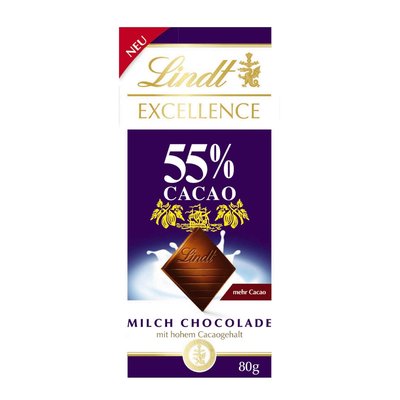 Image of Lindt Excellence 55% Milch Chocolade