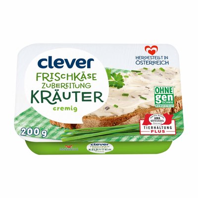 Bild von Clever Frischkäse Kräuter