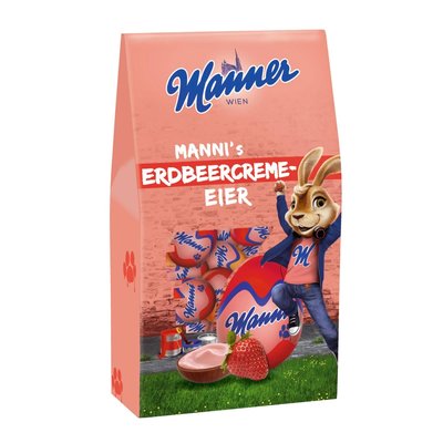 Bild von Manner Manni Erdbeercreme Eier