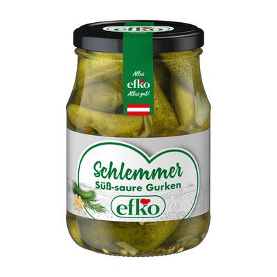 Bild von efko Schlemmergurken Süß-Sauer