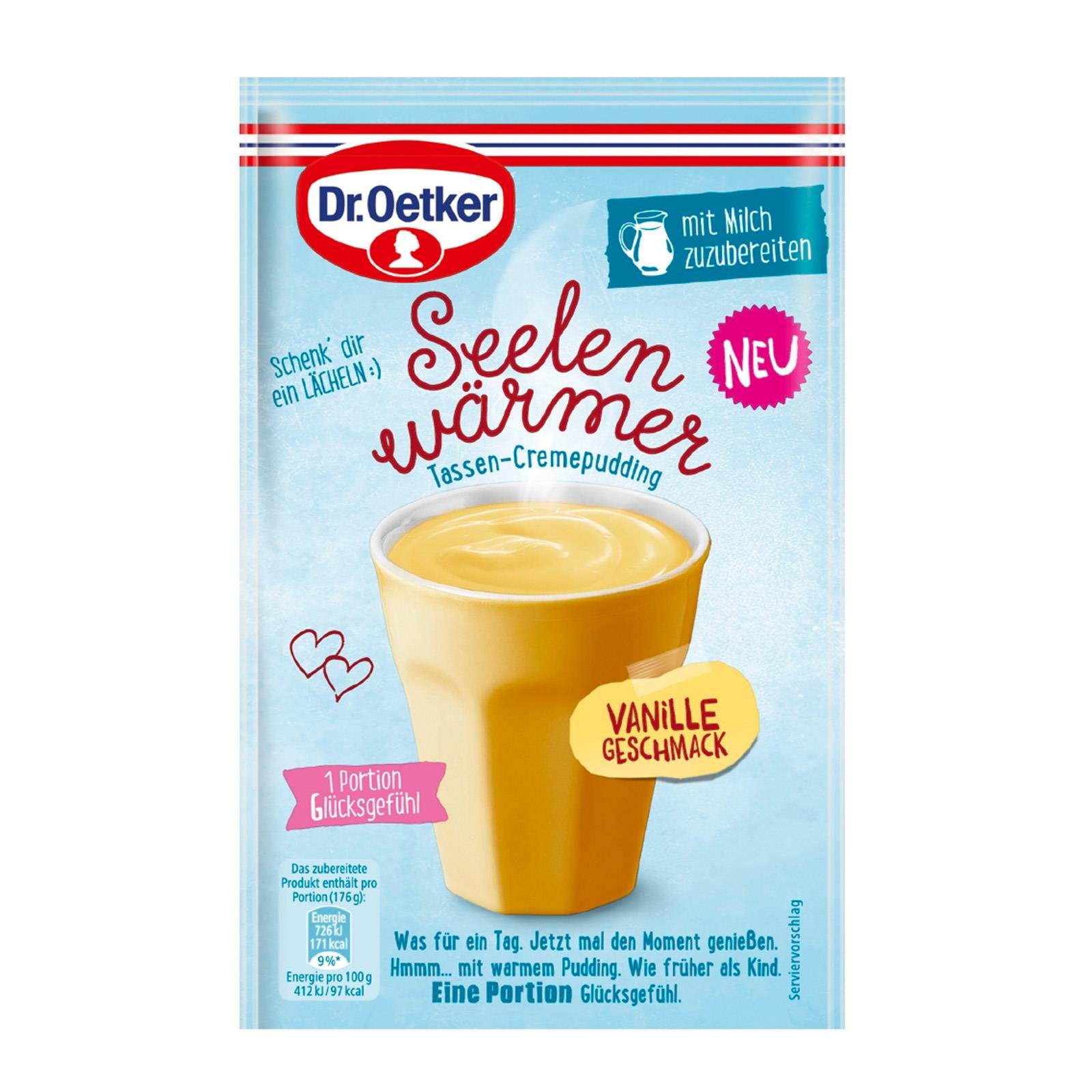 Austria product data sample: Dr. Oetker Seelenwärmer Vanille