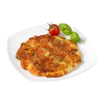 Image of Pizzasemmel Mozzarella und Tomaten