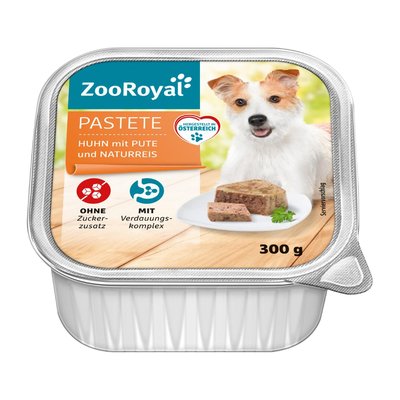 Image of ZooRoyal Pastete Huhn mit Pute und Naturreis