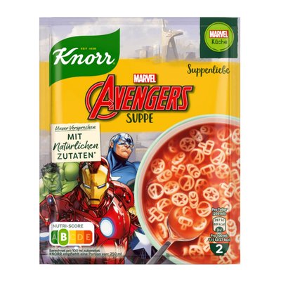 Bild von Knorr Disney Suppe Avengers Tomate