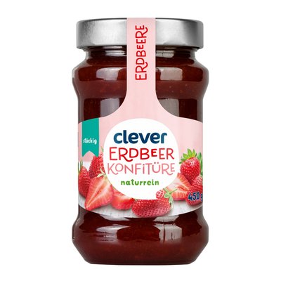 Image of Clever Erdbeer Konfitüre Extra