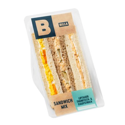 Bild von BILLA 3er Sandwicht Ei, Thunfisch & Liptauer