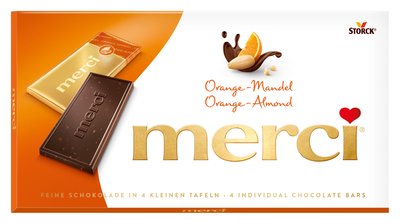 Image of merci Orange-Mandel Tafel
