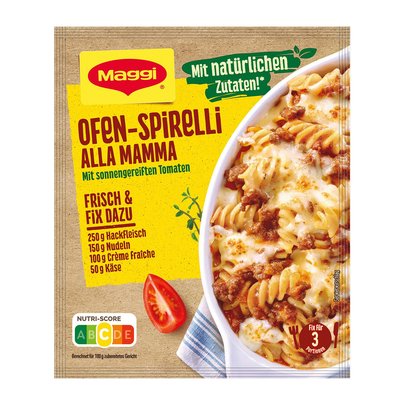 Image of MAGGI Fix Ofen-Spirelli alla Mamma
