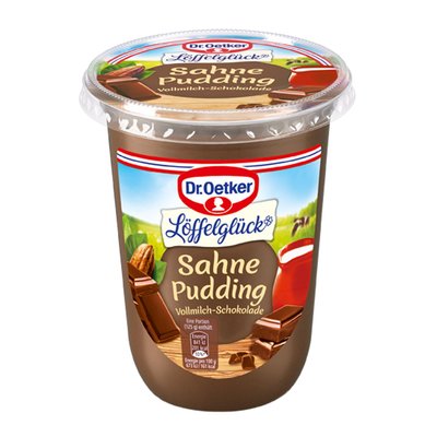 Image of Dr. Oetker Sahne Pudding Schokolade Löffelglück