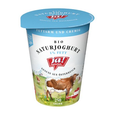 Bild von Ja! Natürlich Joghurt Natur 1%
