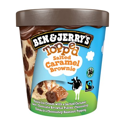 Image of Ben & Jerry´s Topped Salted Caramel Brownie