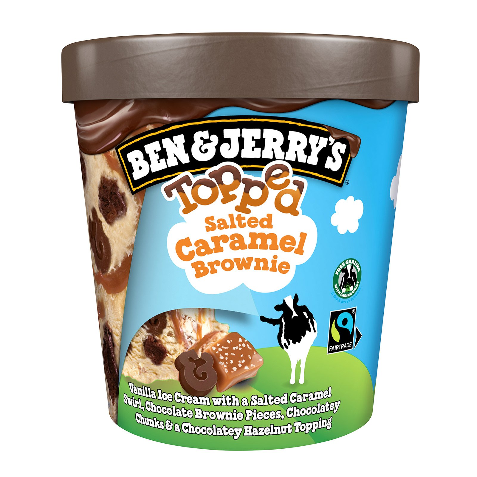 Ben & Jerry's Salted Caramel Brownie Kalorien Ben&Jerry's Topped Salted Caramel Brownie | BILLA Online Shop