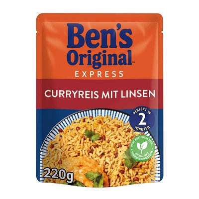 Image of Ben's Original Express Curryreis mit Linsen