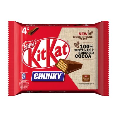 Image of Kitkat Chunky Classic Schokoriegel 4er Multipack