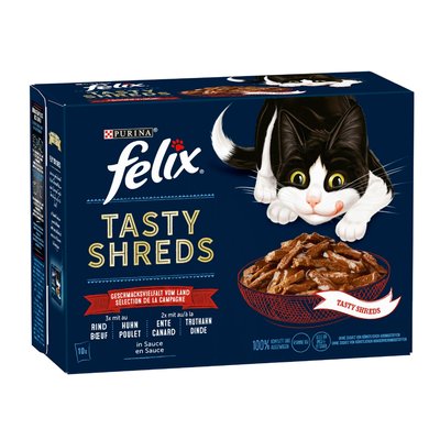 Image of Felix Tasty Shreds Fleisch