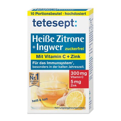 Image of Tetesept heisse Zitrone mit Ingwer