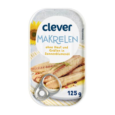 Bild von Clever Makrelen in Sonnenblumenöl
