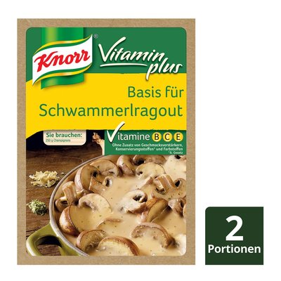 Bild von Knorr Basis für Vitamin Plus Schwammerlragout