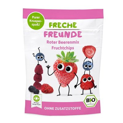 Image of Freche Freunde Fruchtchips Roter Beerenmix