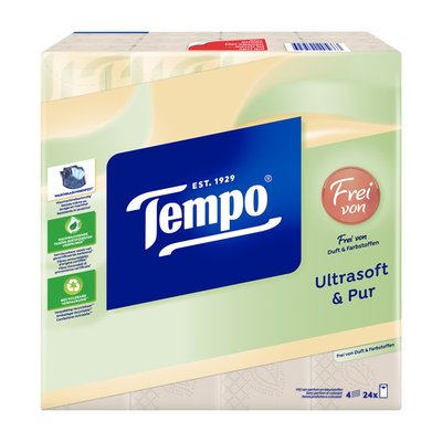 Bild von Tempo Taschentücher Ultrasoft & Pur