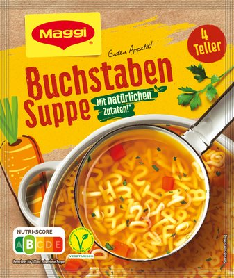 Image of MAGGI Guten Appetit Buchstaben Suppe