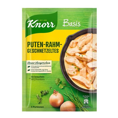 Bild von Knorr Basis für Puten-Rahmgeschnetzeltes