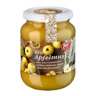 Image of Ja! Natürlich Apfelmus Golden Delicious