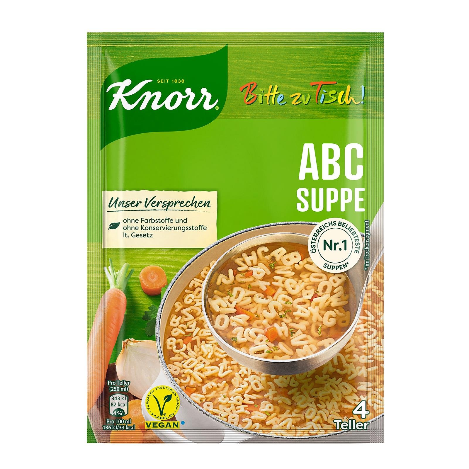 Knorr Bitte zu Tisch ABC Suppe | BILLA Online Shop