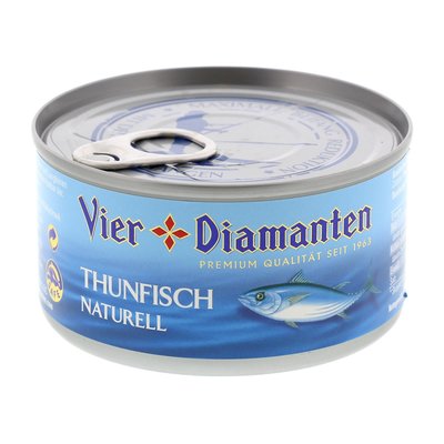 Image of Vier Diamanten Thunfisch Naturell