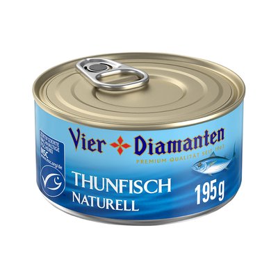 Bild von Vier Diamanten Thunfisch Naturell