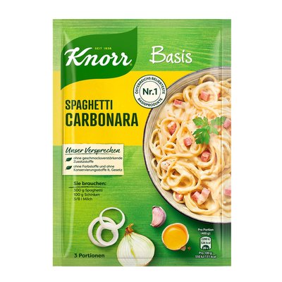 Bild von Knorr Basis für Spaghetti Carbonara