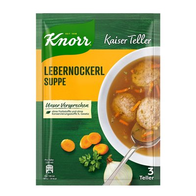 Bild von Knorr Kaiserteller Lebernockerl Suppe