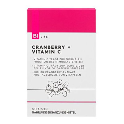 Bild von BI LIFE Cranberry + Vitamin C Kapseln