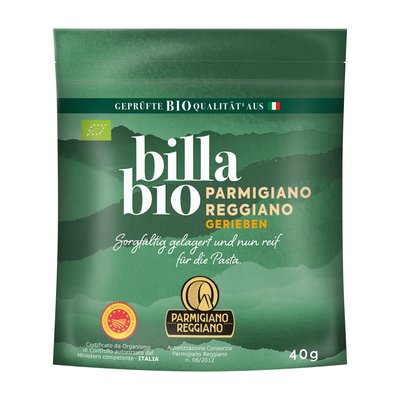 Bild von BILLA Bio Parmigiano Reggiano gerieben