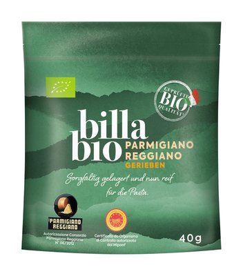 Bild von BILLA Bio Parmigiano Reggiano gerieben