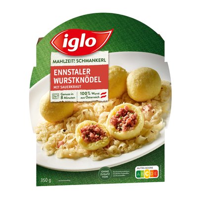 Image of Iglo Wurstknödel mit Sauerkraut