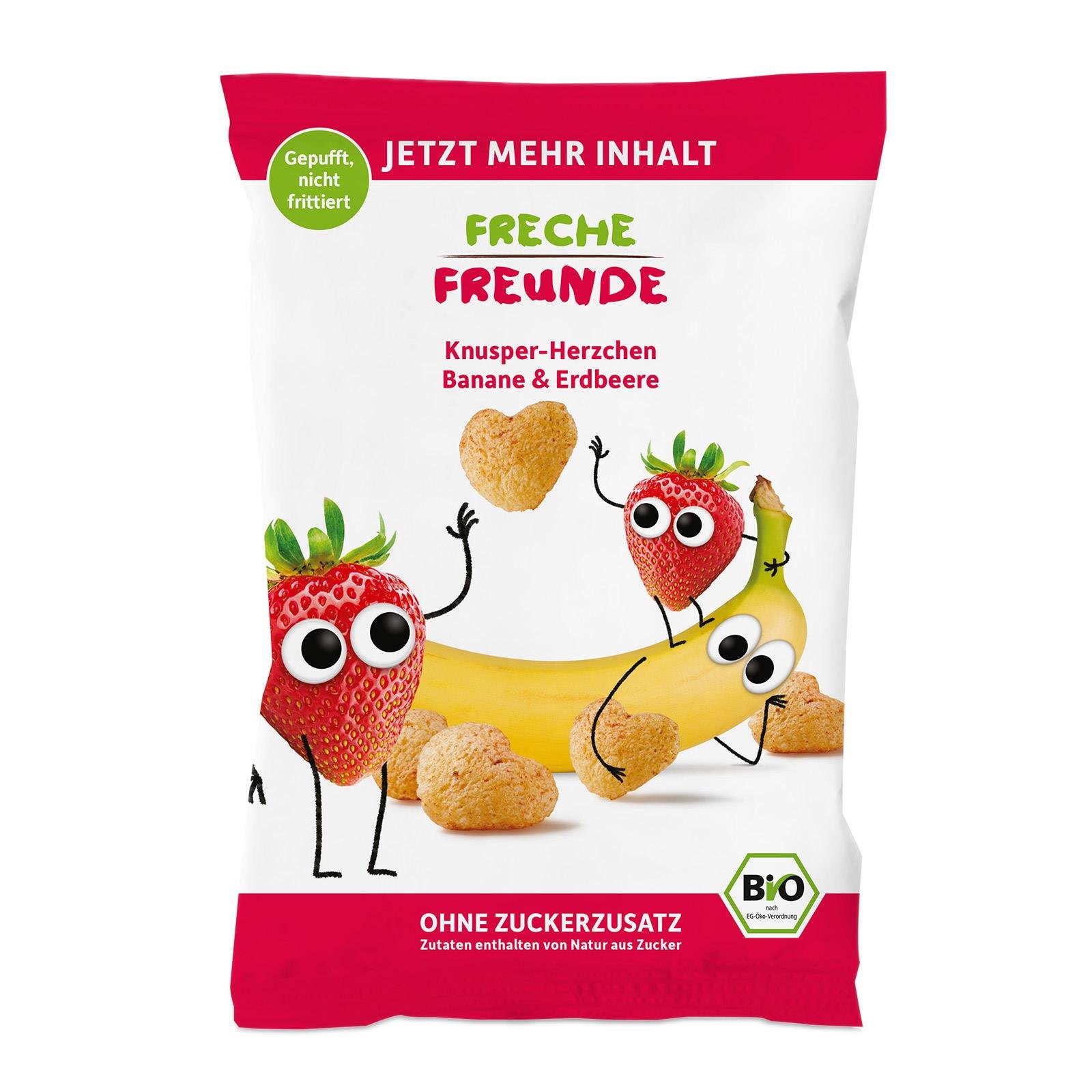 Freche Freunde Knusper-Herzchen Banane &amp; Erdbeere | BILLA Online Shop