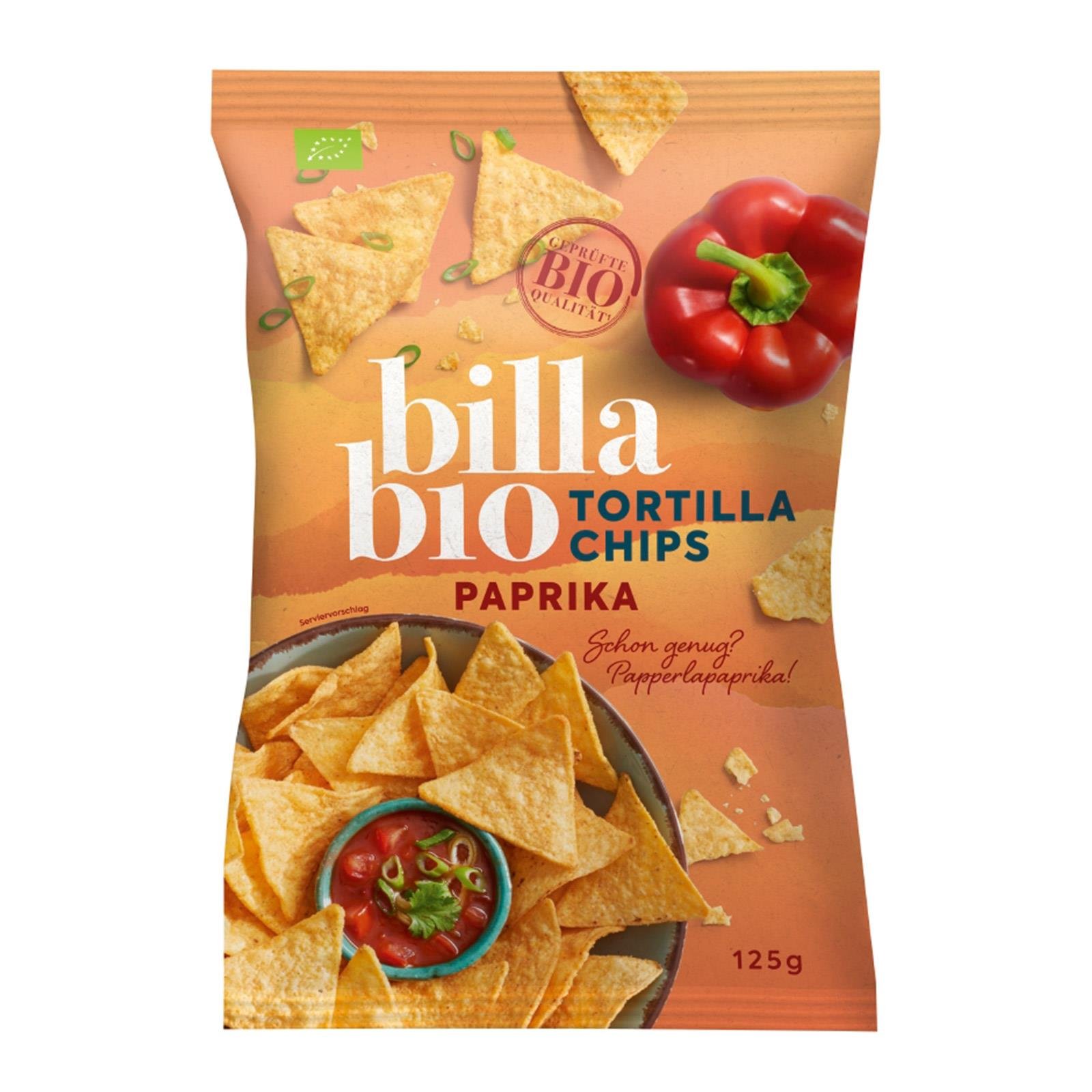 BILLA Bio Tortilla Chips Paprika BILLA Online Shop