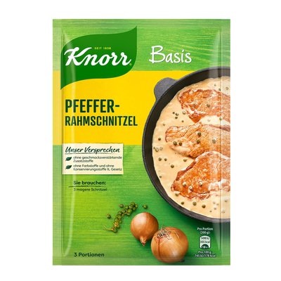 Bild von Knorr Basis für Pfeffer-Rahmschnitzel