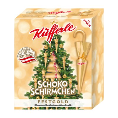 Bild von Küfferle Schirmchen Festgold 12er