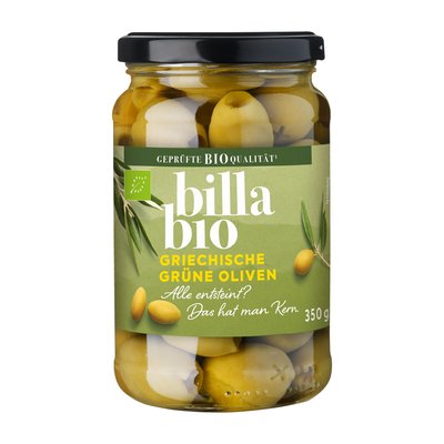 Bild von BILLA Bio Grüne Oliven ohne Stein