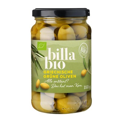 Image of BILLA Bio Grüne Oliven ohne Stein
