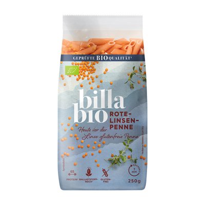 Bild von BILLA Bio Rote Linsen Penne