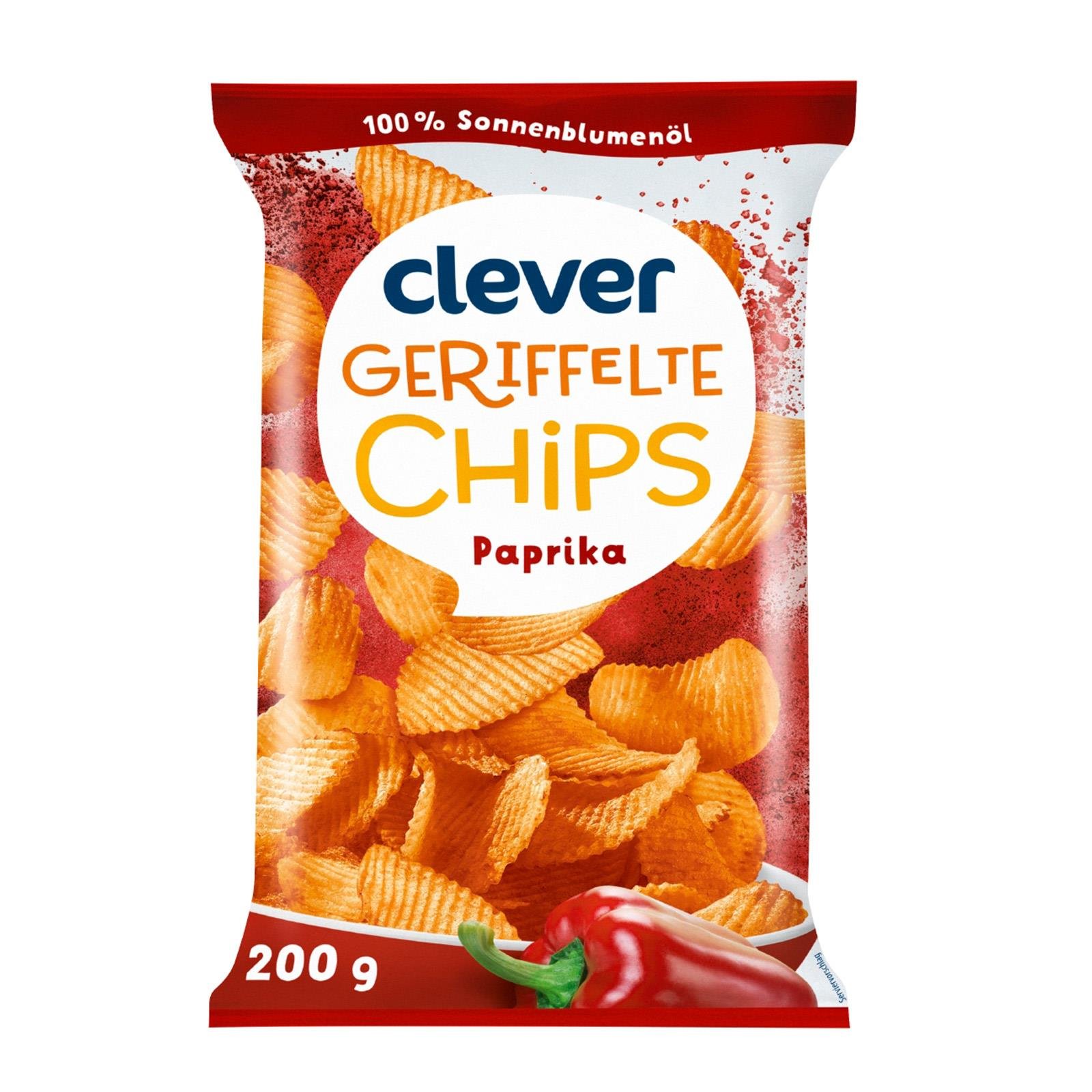 Clever Geriffelte Chips Paprika BILLA Online Shop
