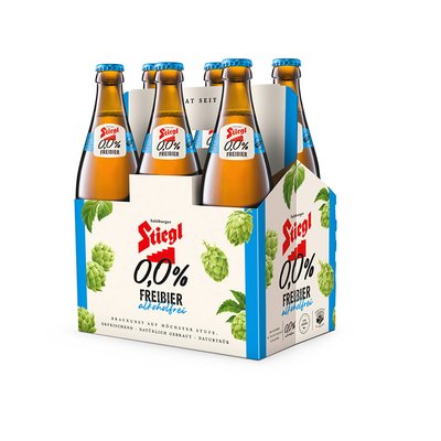 Bild von Stiegl Freibier Alkoholfrei 6x0,5l