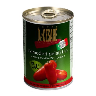 Image of Conte DeCesare Ganze Geschälte Bio-Tomaten