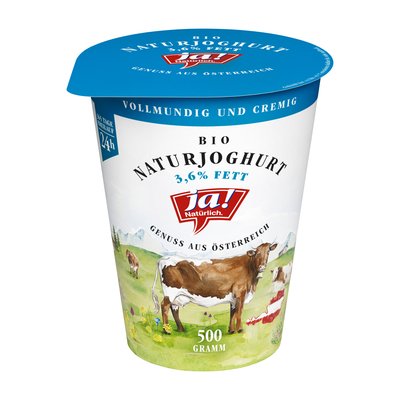 Bild von Ja! Natürlich Joghurt Natur 3.6%