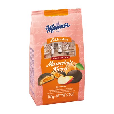 Bild von Manner Marmelade Knöpfe Vegan