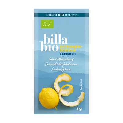 Bild von BILLA Bio Zitronenschale Gerieben